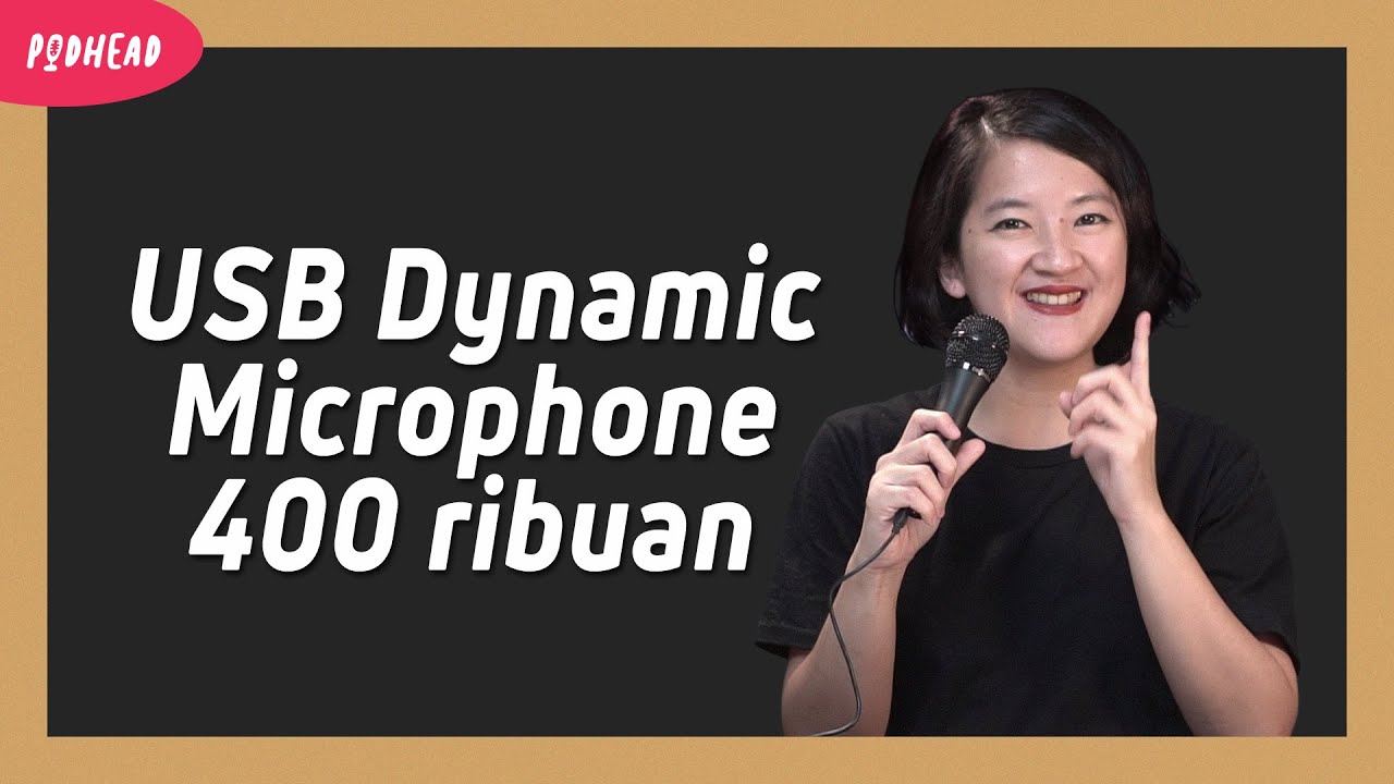 Gak Ada Alasan Lagi Untuk Gak Mulai Rekaman! USB Dynamic Mic Termurah!