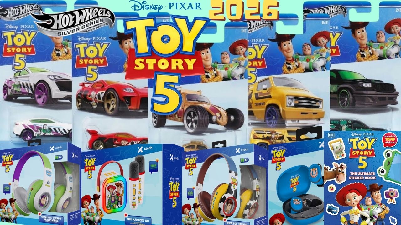 Toy Story 5 Official NEW TOYS Revealed! 🚨 Hot Wheels & Lilypad