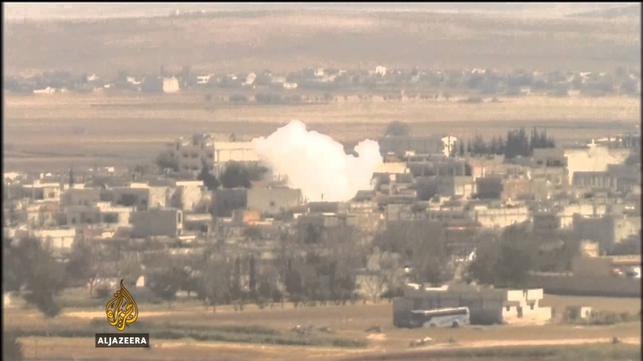 ينسحب مقاتلو داعش من كوباني