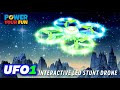 Cool led ufo drone for kids  power your fun
