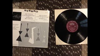 Cecil Leeson & the Lyric Arts String Quartet - Quintets for Saxophone by Stein & Moritz LP