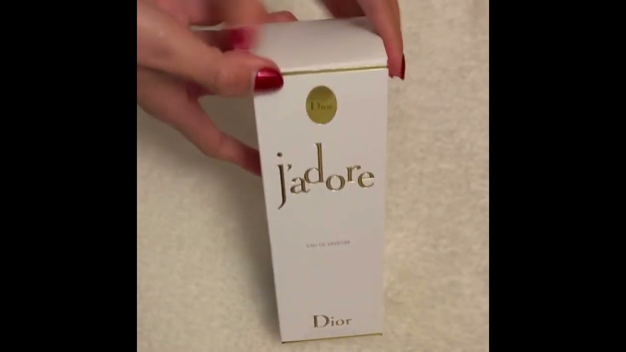 DIOR J'ADORE PERFUME UNBOXING - YouTube