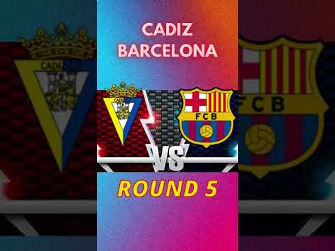 Football LaLiga Round 5 Cadiz vs Barcelona #Shorts