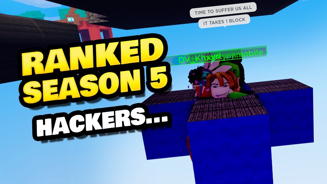 I made everyone think I HACK in Roblox Bedwars.. 