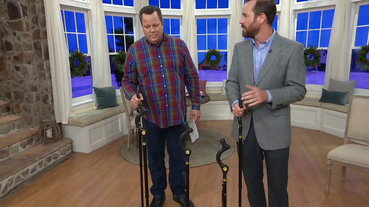 Campbell Cane Adjustable Walking Cane w/ Rocker Tip on QVC YouTube