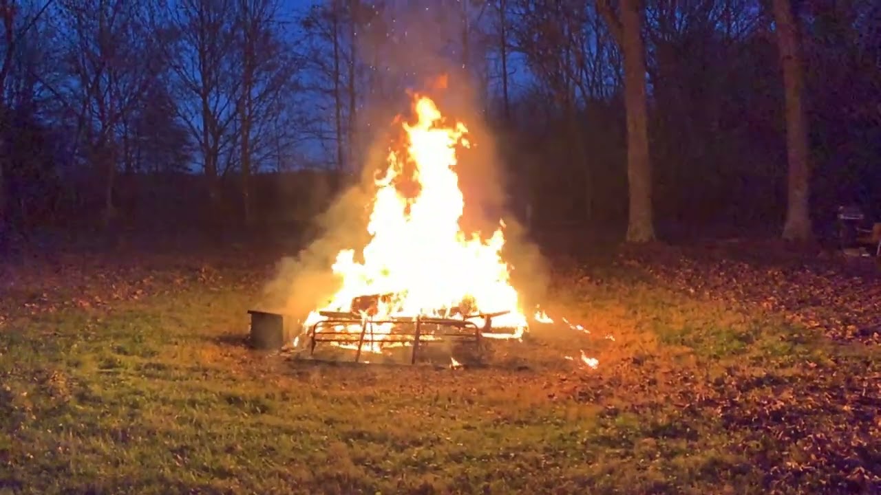 Progression of a Trash Fire