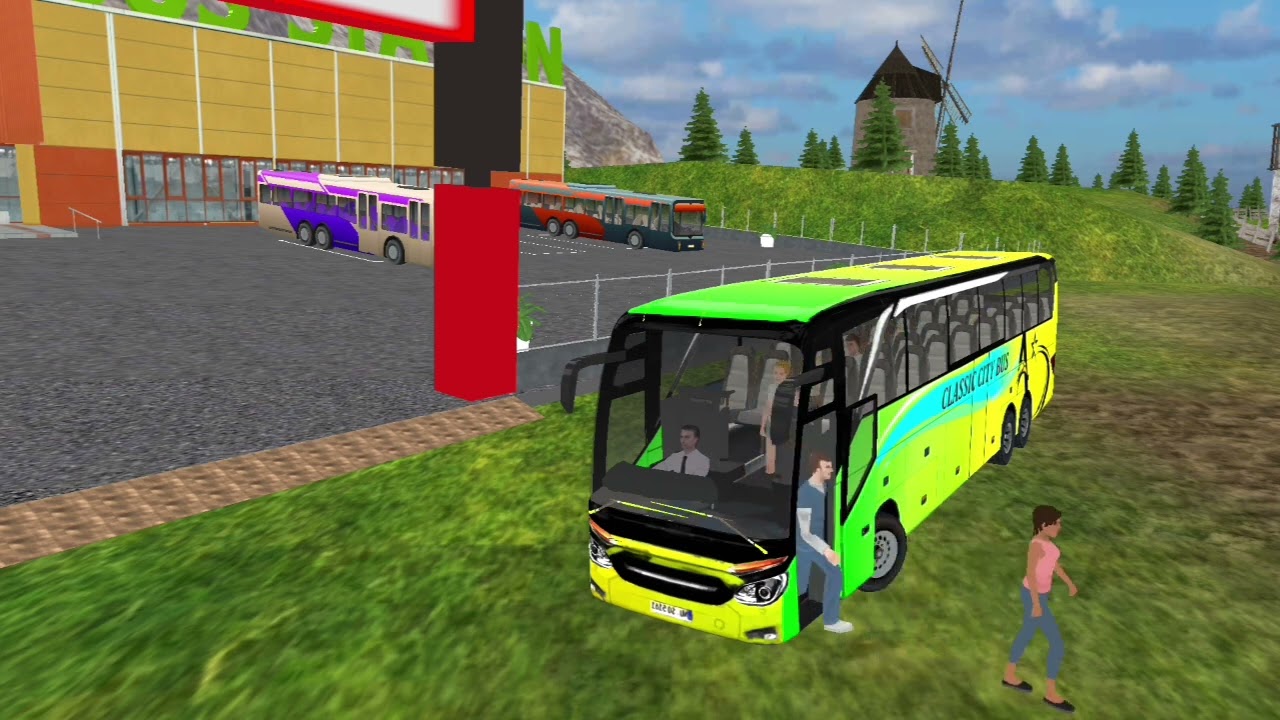 Offroad Coach Bus Driving Simulator 3D - Real Uphill Bus Drive 2025 - Android GamePlay