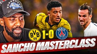 SANCHO MASTERCLASS: HATERS KEEP THE SAME ENERGY!!!!! | Borussia Dortmund 1-0 PSG | MATCH REACTION