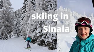 MY LIFE IN ROMANIA: SKIING IN SINAIA, CARPATHIAN MOUNTAINS WINTER
