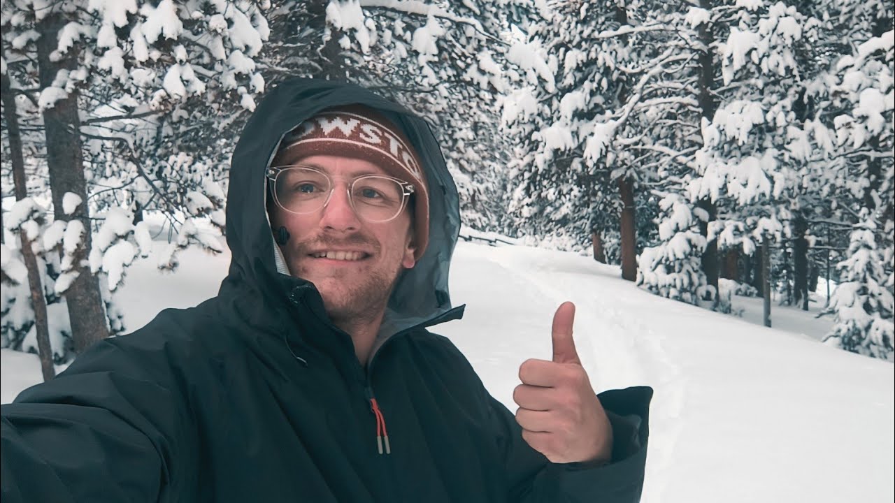  SNOW, ICE, & STEAM: Old faithful in winter is INSANE 