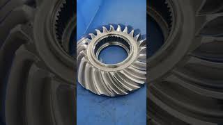 The five-axis bevel gear completed today is very beautiful.
