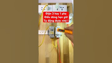 Cách gắn cho 3 pha hoặc 1 pha với công tắc hẹn giờ HG30 Pingron #hg30