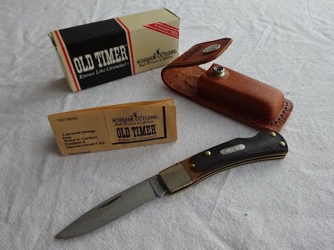 Schrade Old Timer 13OT 130T Trailblazer hunting knife M... | Doovi