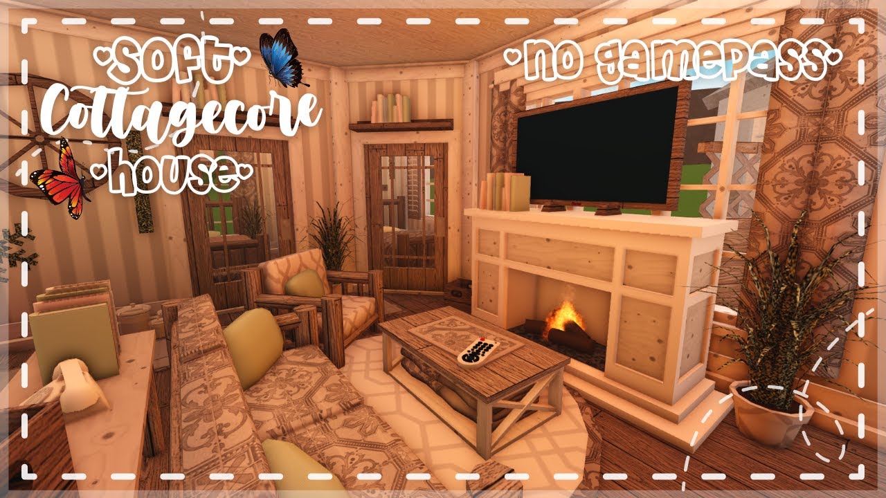 No Gamepass Soft Cottagecore Family House Speedbuild and Tour iTapixca