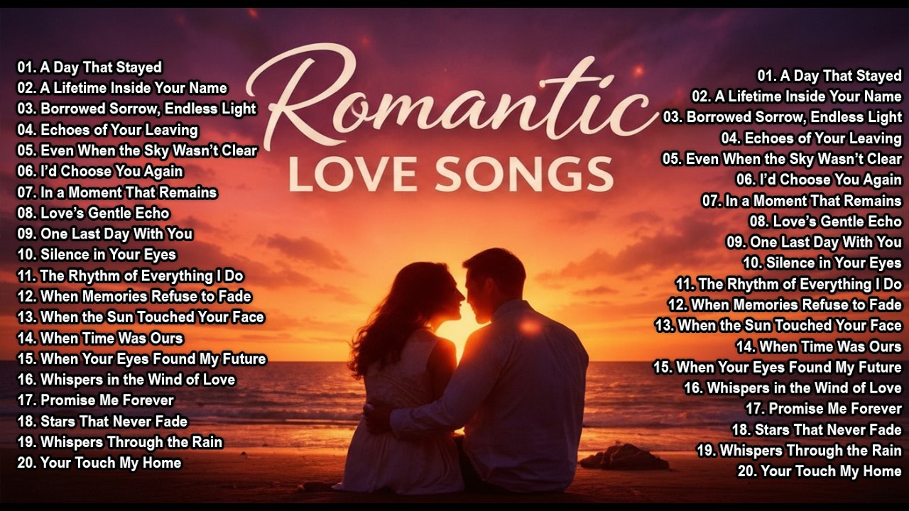 Best Romantic Music 💕 Songs for Missing Someone | Soothing Romantic Tunes for Relaxing Moments 🌹💖