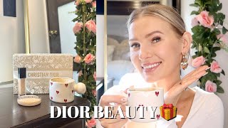 UNBOXING DIOR BEAUTY✨loyalty perks + full face of dior