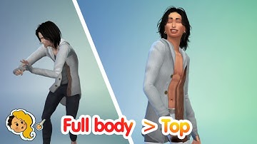 How to Seperate clothes from Full Body Outfits in the Sims 4 FAST and EASY