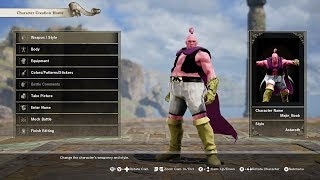 How to make Majin Buu from DBZ SoulCalibur 6 Character Creation