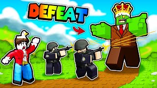 I grew my army from NOOBS to GODS in Roblox merge your army