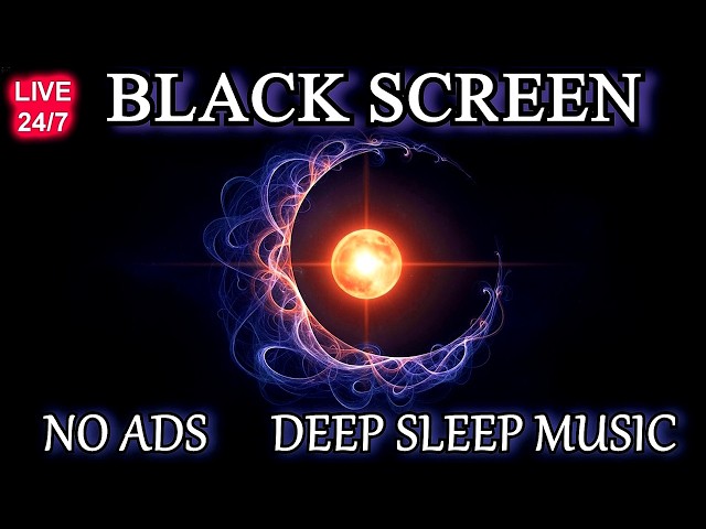 Astral DEEP Sleep Music NO ADS, Calm Ambient Stress Relief Music, 432Hz Sleeping Music Black Screen