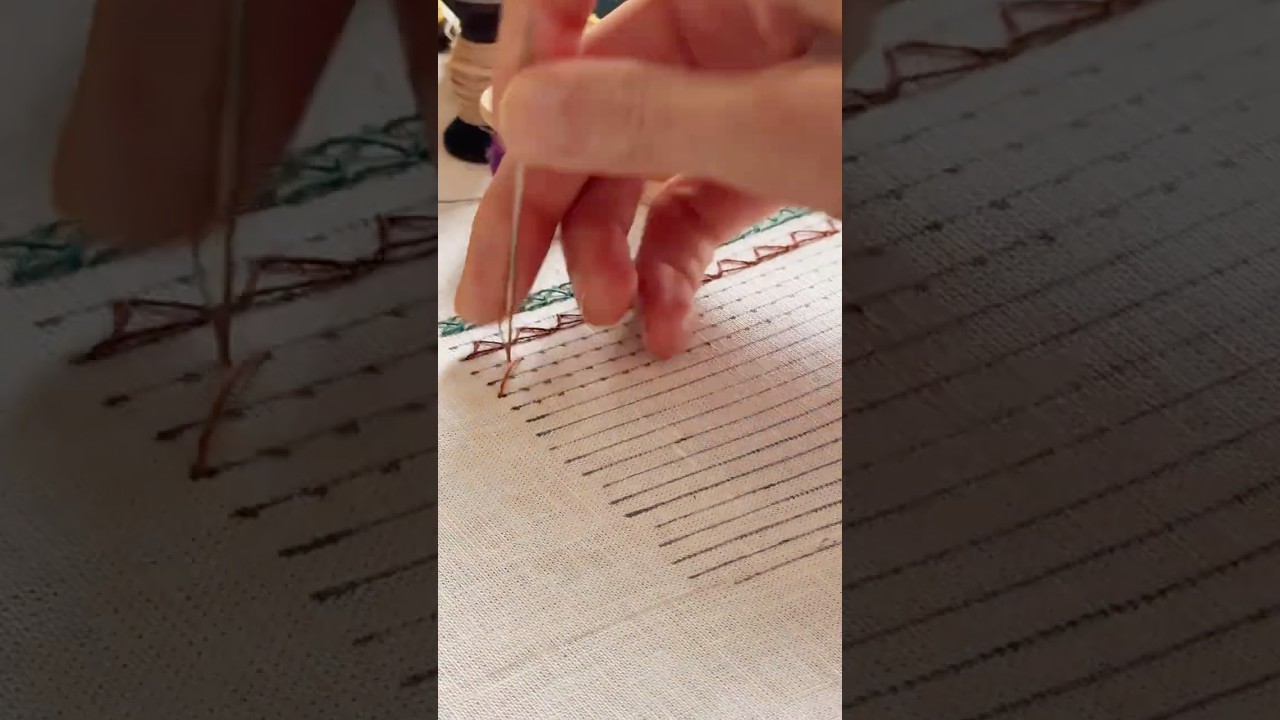 Herringbone Stitch Guide | Classic Hand Embroidery Technique for Beautiful Decorative Borders