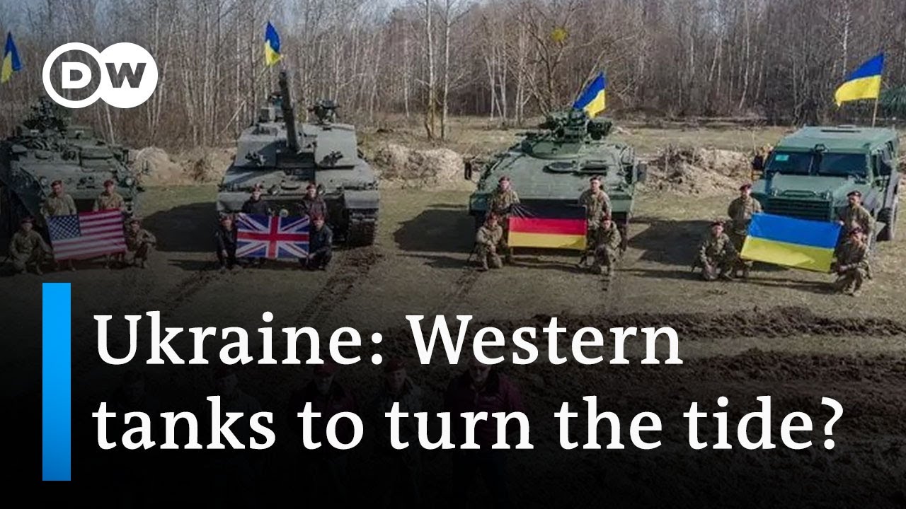 Ukraine has finally received Western tanks DW News YouTube