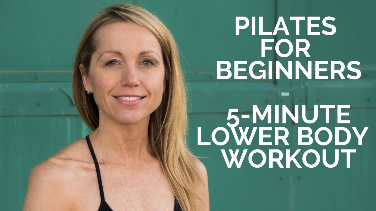 Pilates for Beginners 5Minute Lower Body Workout YouTube