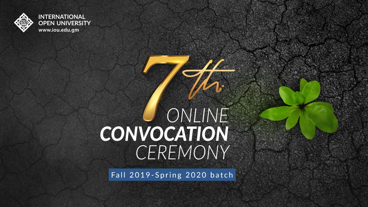 7th Online Convocation Ceremony - January 2021 - YouTube