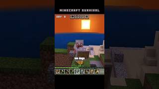 Minecraft But I Can Survive 100 Days #day8 #minecraft #challange