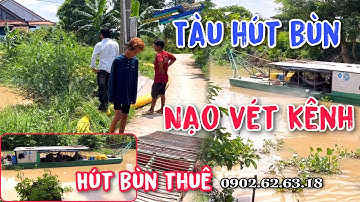 Máy hút bùn tự chế nạo vét kênh công trình nhà nước lắp ao cho dân địa phương | vùng quê minh công