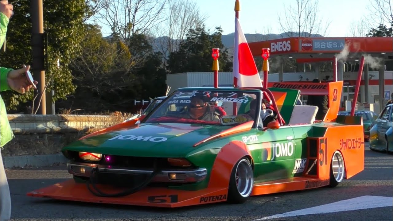 2024 前夜祭】街道レーサーや族車、旧車のエンジンサウンド・加速