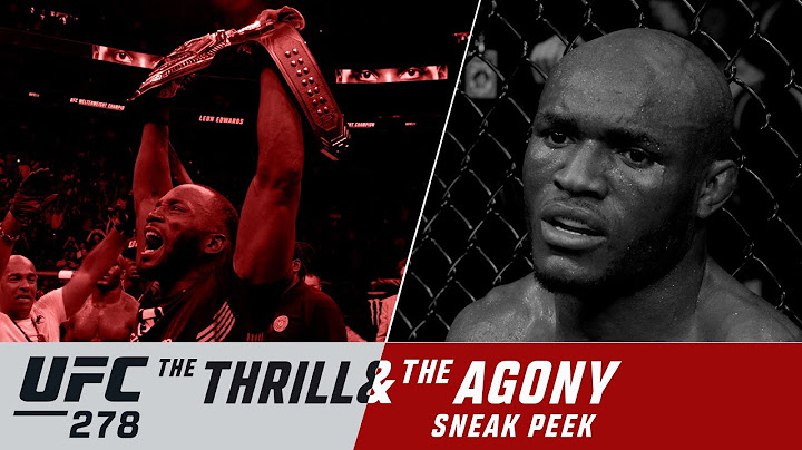 UFC 278: The Thrill and the Agony | Sneak Peek