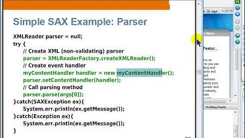 SAX (Simple API for XML)
