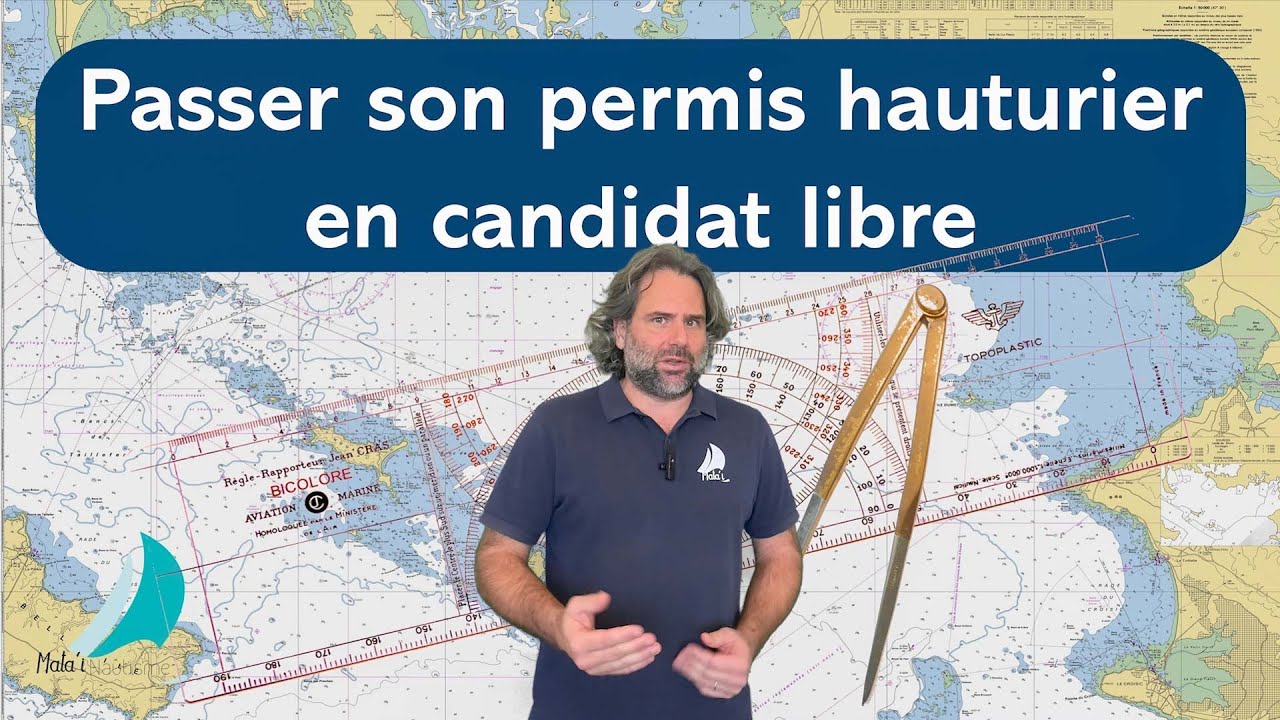 ⁣Passer son permis hauturier en candidat libre