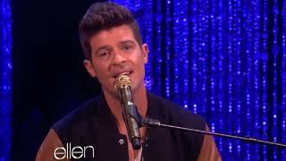 Robin Thicke | Exhale (Shoop Shoop) (Tribute to Whitney Houston, Ellen Show, 2012)