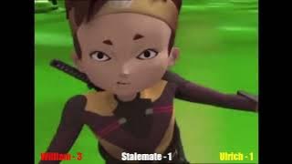 Code Lyoko Ulrich vs William All Fights