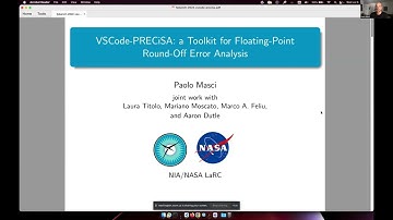 FPTalks 2022, S2.3 - VSCode-PRECISA: a Toolkit for FP Round Off Error Analysis by Paolo Masci