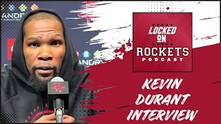 Kevin Durant Postgame Houston Rockets Vs Charlotte Hornets 2025-2026 Nba Season