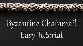 Byzantine Chainmail Weave Tutorial - Easy Instructions for Beginners