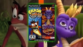 Crash Twinsanity + Spyro a Heroes Tail Demo Disc For PS2 Gameplay