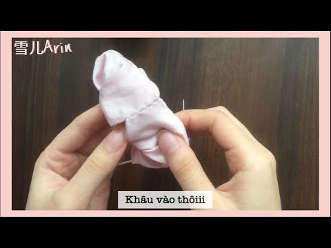 Video Cách May Giấu Chỉ Hai Đầu Scrunchie Siêu Đơn Giản - youtube