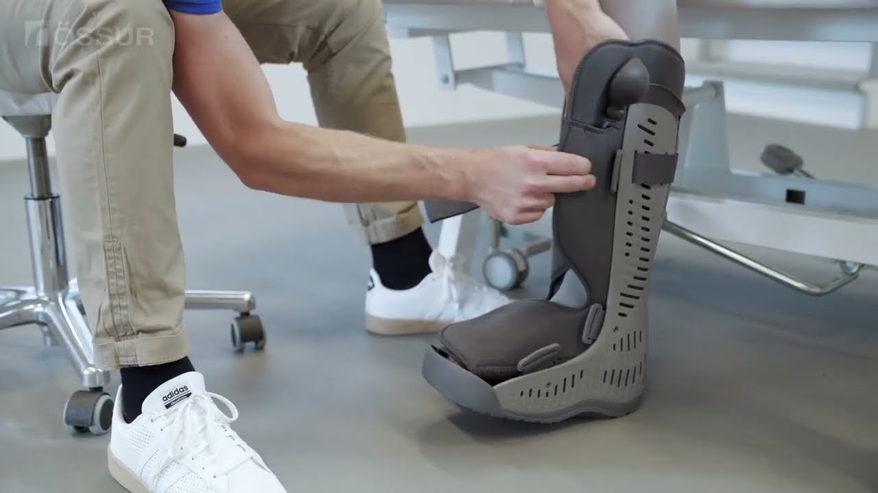 Rebound® Air Walker – Video-Anleitung zum Einsetzen der Achillesfersen-Keile