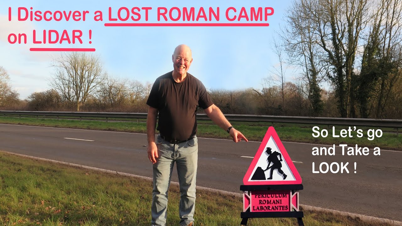 I Discover a Lost Roman Camp on Lidar ! So Let's Go and Take a Look !      