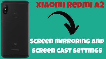 Xiaomi Redmi A2 Plus Screen mirroring and screen cast settings || How to use multiple screens