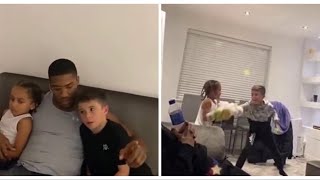 Anthony Joshua’s Son Jj First Ever Boxing Fight & Anthony Joshua is a Commentator