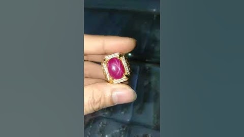 Nhẫn nam đẹp ruby sao Yên Bái hàng kinh tế nhẹ. Cần anh các bấc rước e về lên tay đẹp ạ