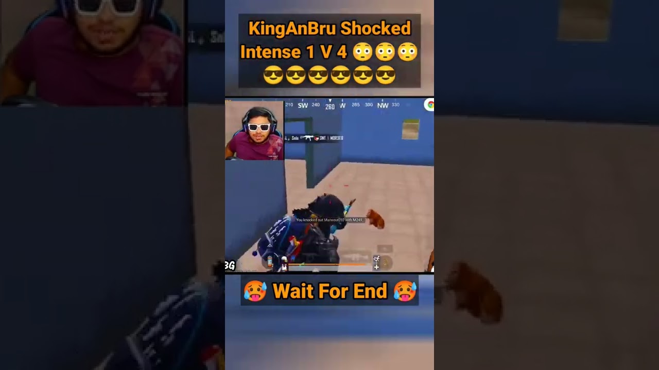 Kinganbru Shocked Intense 1v4 😍😳 