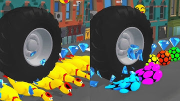 Wheel Smash ! Satisfying and Relaxing ASMR Game