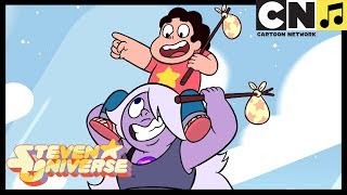 Steven Universe | On The Run Song & Steven Gets Attacked by a Racoon | On The Run | Cartoon Network 