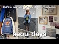 Seoul days apartment updates thrifting in dongmyo and shopping in south korea